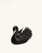 Alani 白鳥型クロスボディバッグ - ブラック