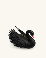 Alani 白鳥型クロスボディバッグ - ブラック