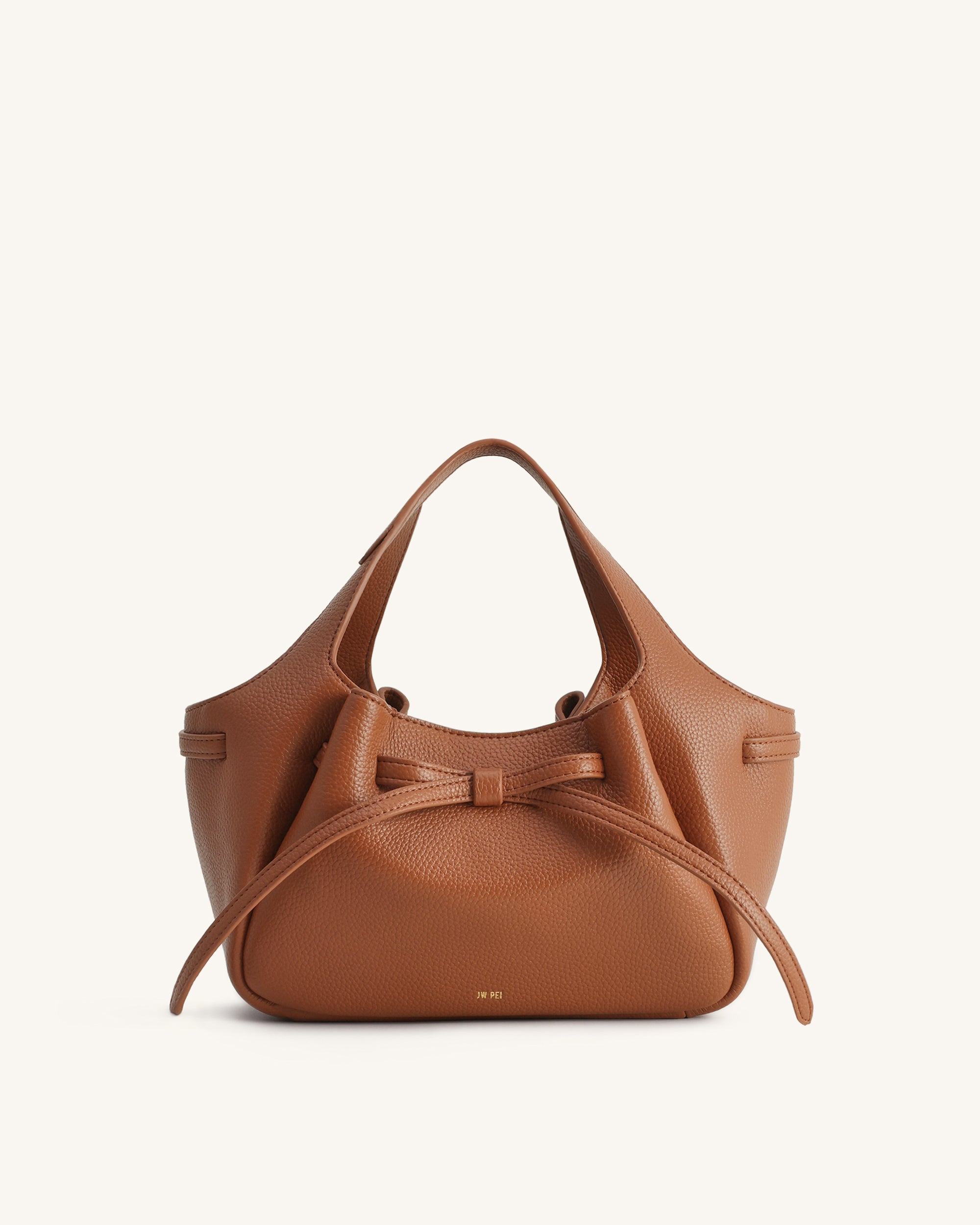 【美品】JW PEI レザー トートバッグ　ベージュブラウン Сумка JW PEI Hana Mini Faux Suede Tote Bag Brown | SSTORIES