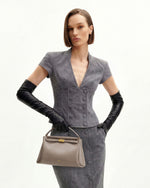 Carmen トップハンドルバッグ - アプリコット