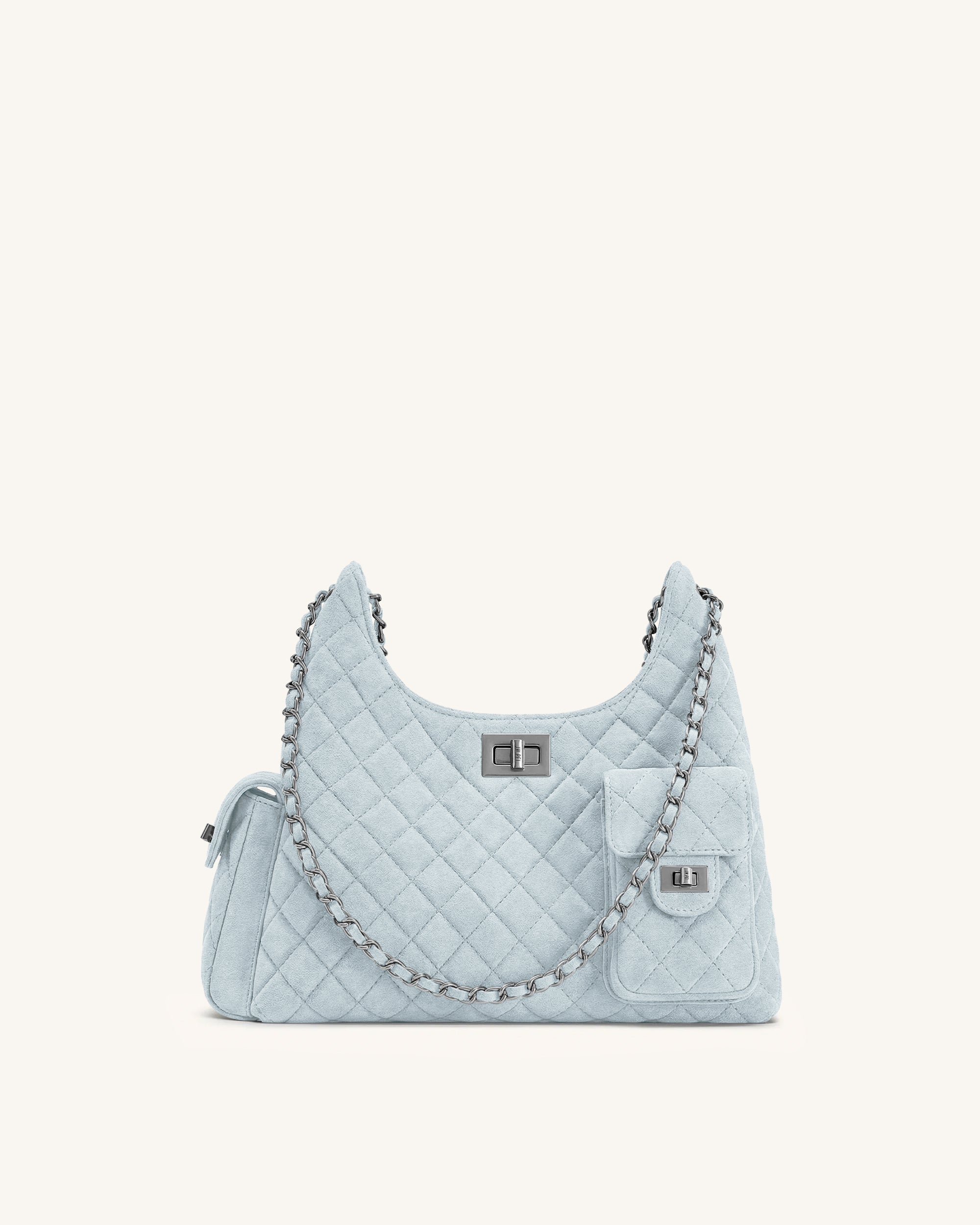 美品chifibag スエードワンショルダー ブルー BALENCIAGAのバッグ 