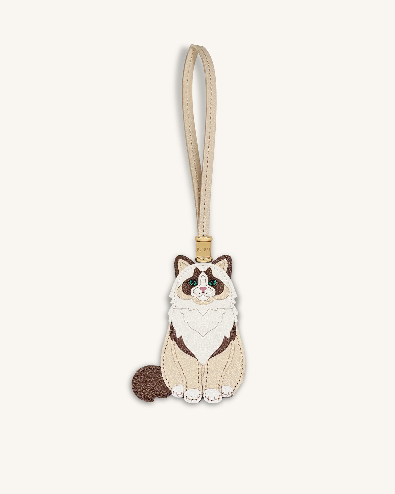 ラグドールキャット バッグチャーム - ベージュ