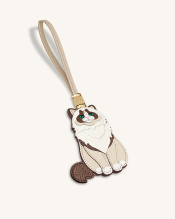 ラグドールキャット バッグチャーム - ベージュ