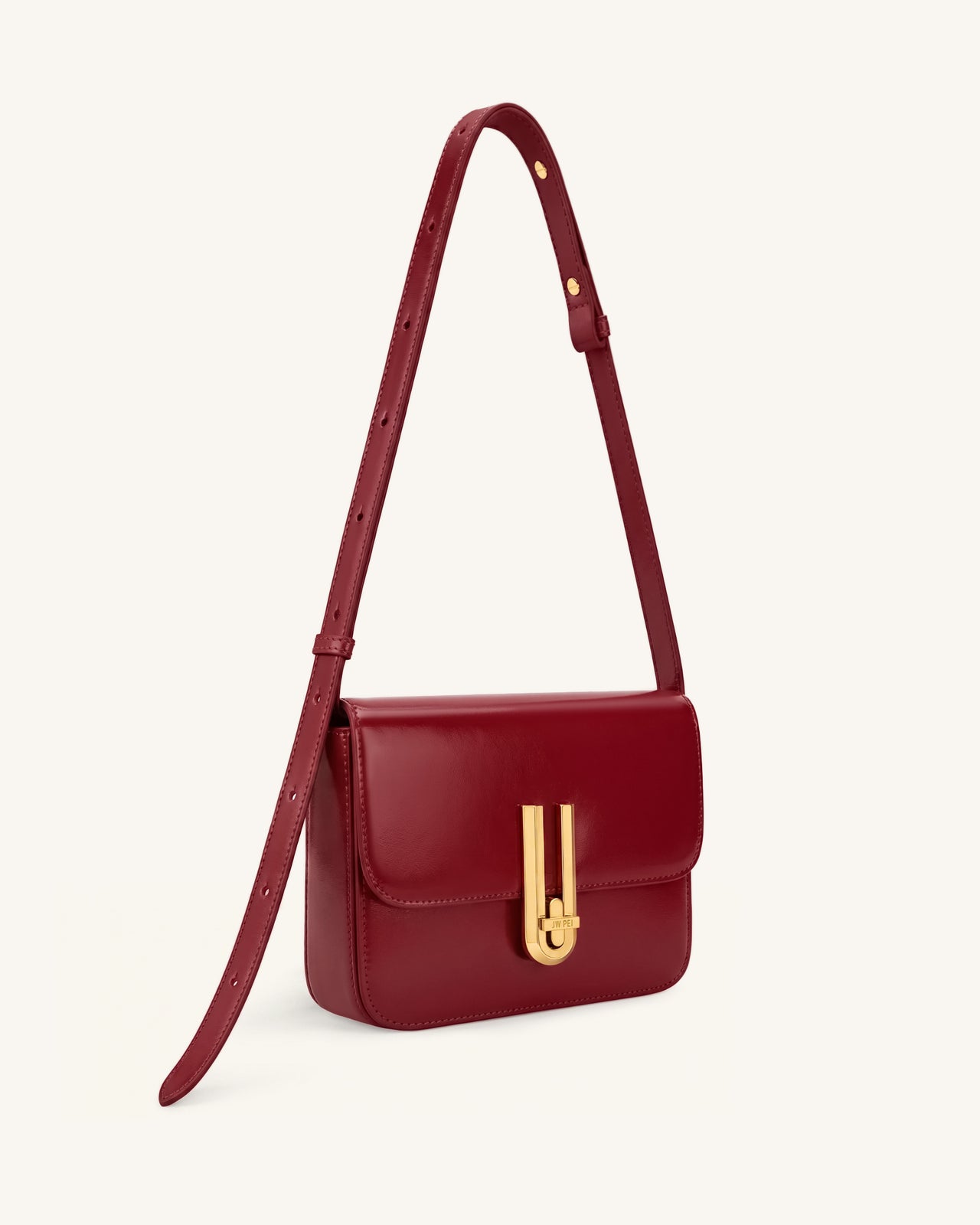 Evania ロックショルダーバッグ - レッド