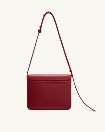 Evania ロックショルダーバッグ - レッド