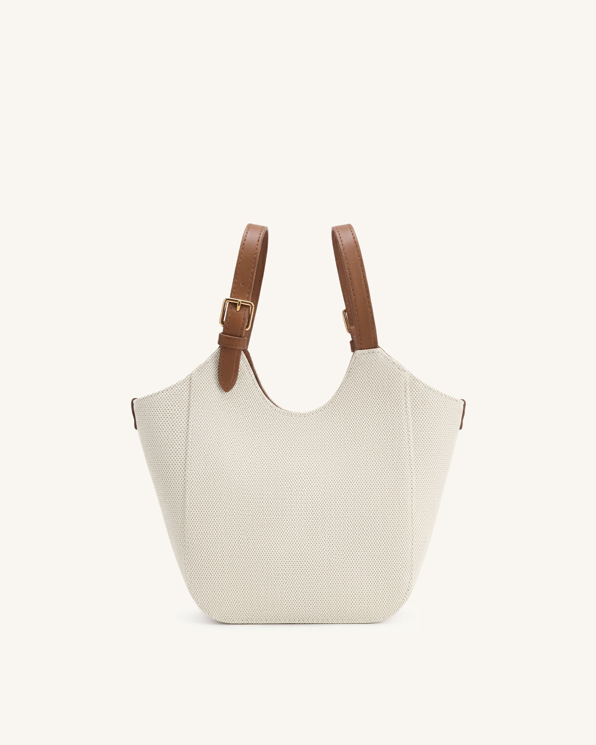 Ines パドロック トートバッグ - ブラウンキャンバス – JW PEI Japan
