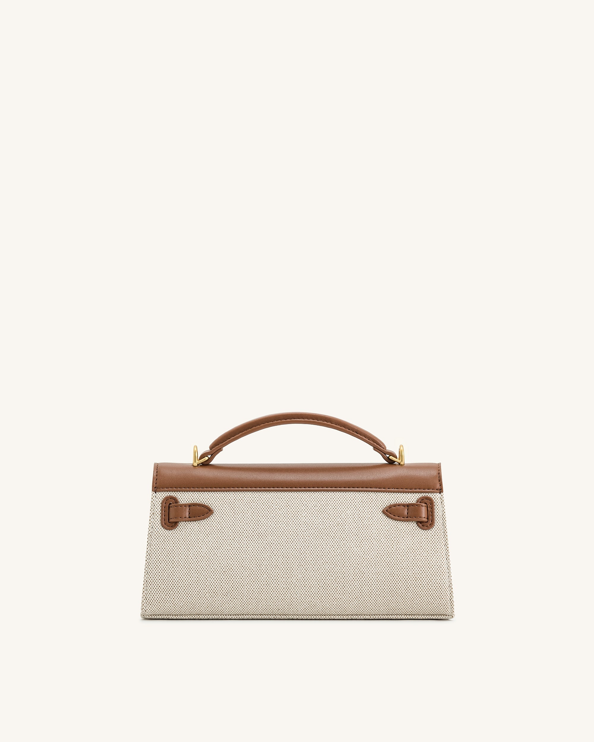 Noor トップハンドルバッグ - ブラウンキャンバス - JW PEI Japan Official