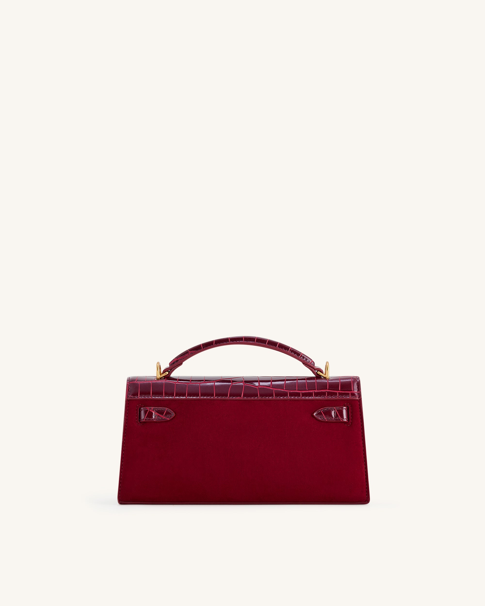 Noor フェイクスエード トップハンドルバッグ - レッド – JW PEI Japan