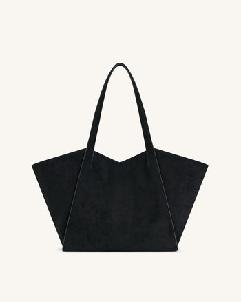 Kiana 大容量トートバッグ - ブラック
