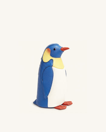 Pia ペンギン クロスボディバッグ - ブルー