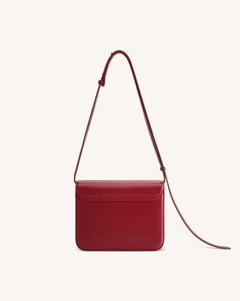 Evania ロックショルダーバッグ - レッド