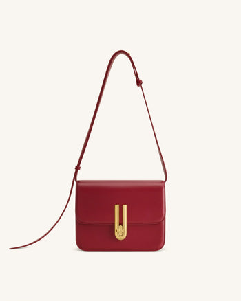 Evania ロックショルダーバッグ - レッド