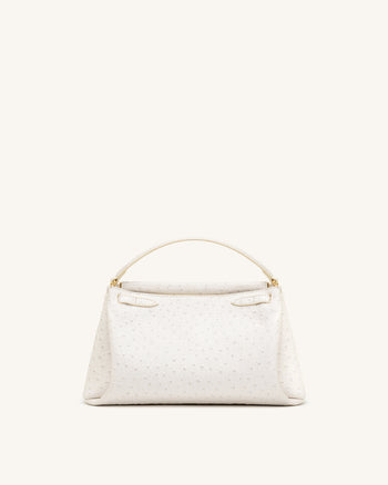 Carmen トップハンドルバッグ - ミルキーホワイト