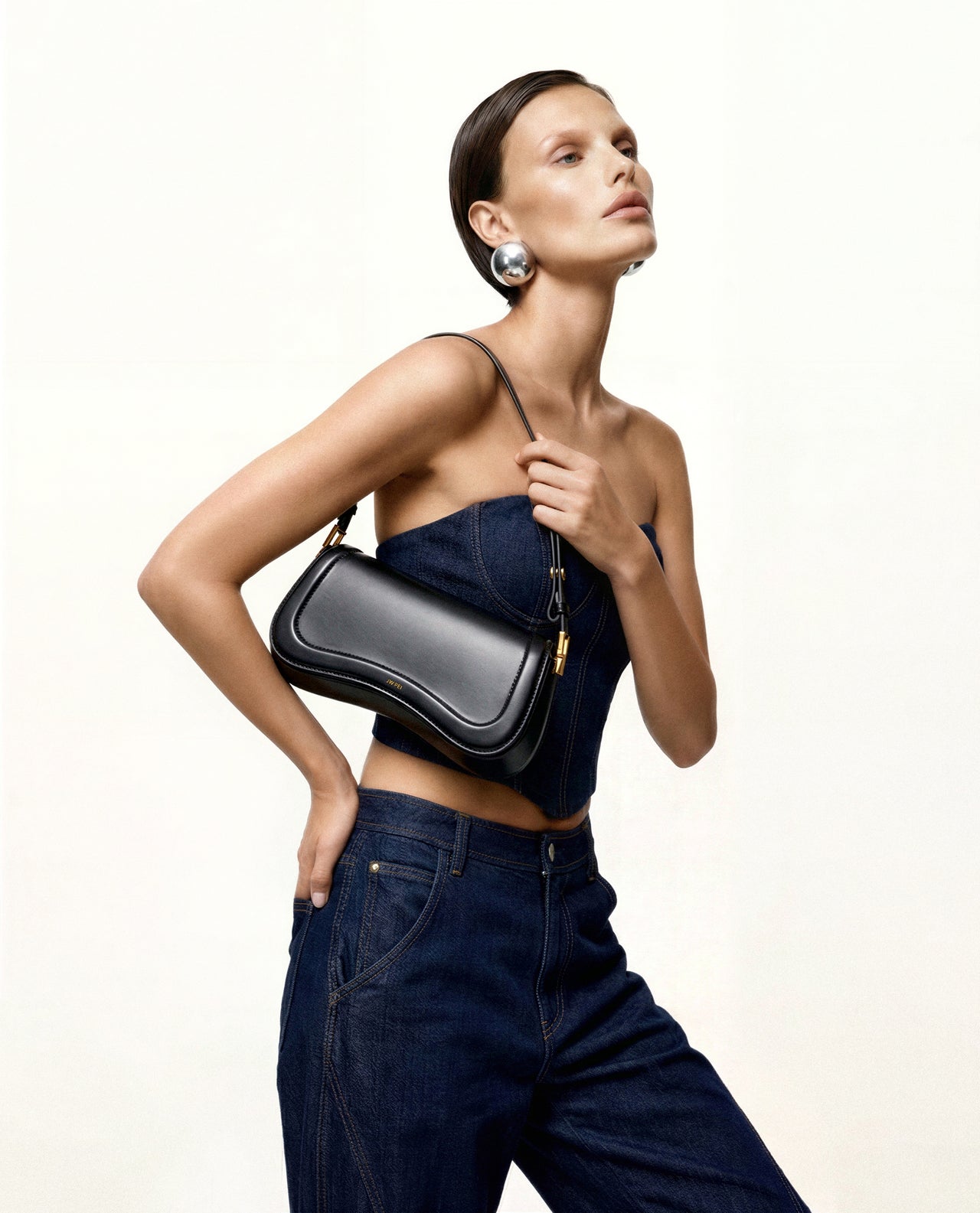 Joy ショルダーバッグ - ブラック