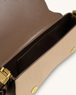 Joy フェイクスエードショルダー - カーキブラウン