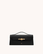 Lena メタルロープノット トップハンドルバッグ - ブラック