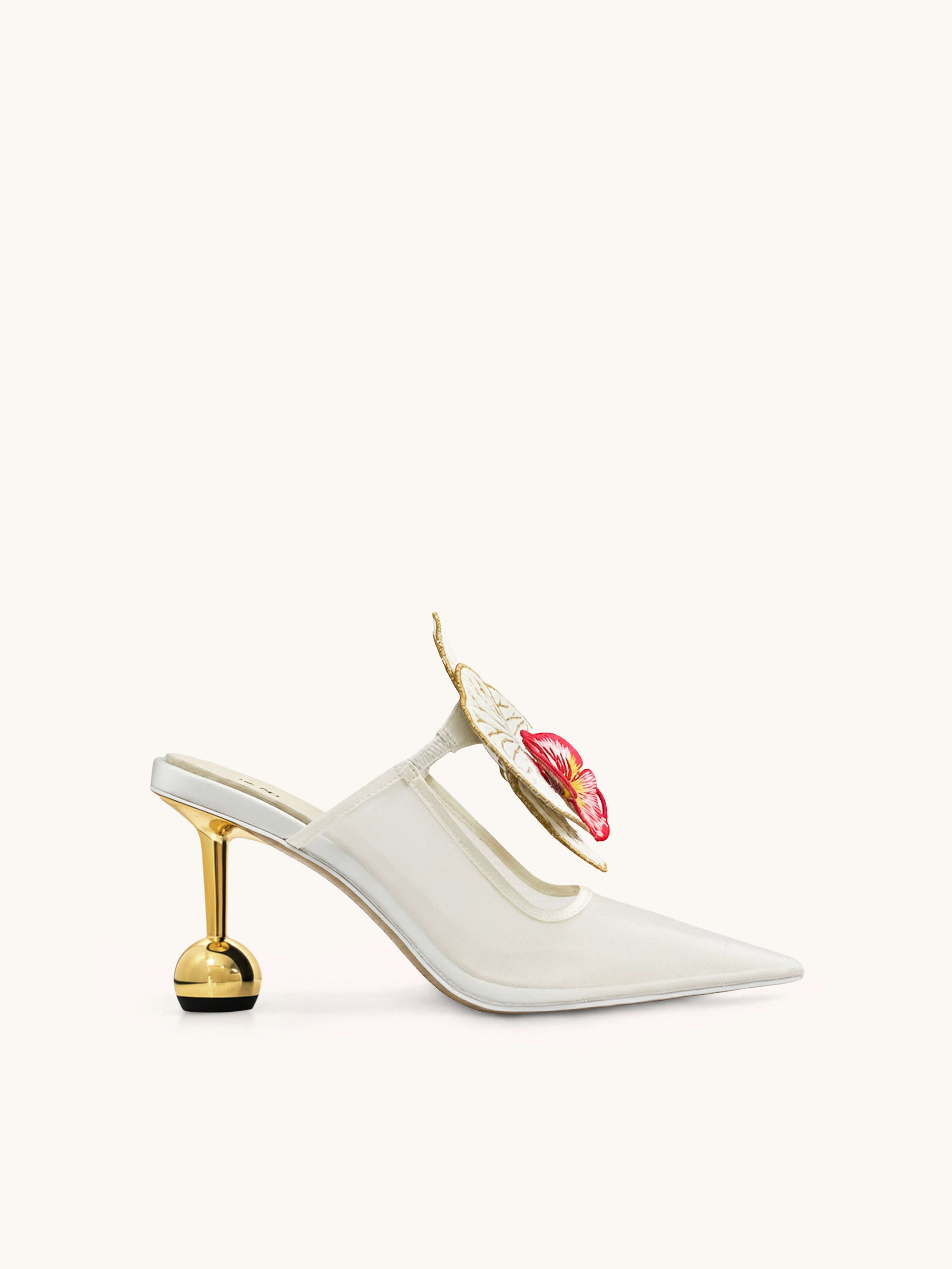 JW PEI ゴールドヒールパンプス　ホワイト JW PEI ゴールドヒールパンプス ホワイト NEW IN-SHOES - JW PEI