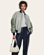 Gabbi エンボスハンドバッグ - ホワイト