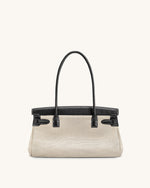 Yara ショルダーバッグ - ブラックキャンバス