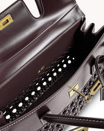 Yara ショルダーバッグ - ダークレッド