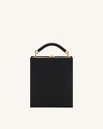 Elle カラフルビーズ ブック トップハンドルバッグ - ブラック