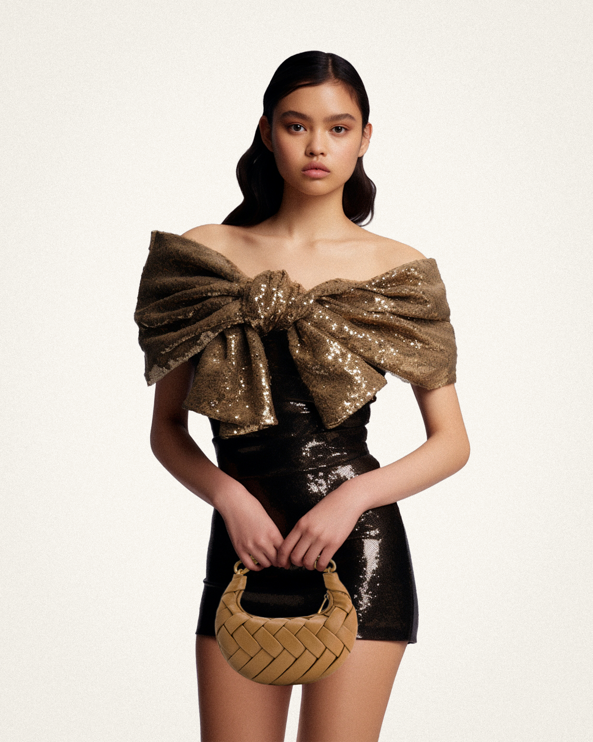 ★JW PEI★ ORLA ウィーブハンドバッグ 2color 関税送料込 Orla ウィーブ ハンドバッグ - ブラウン - JW PEI Japan Official