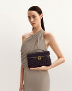 Theaトップハンドルバッグ - ディープクラレット