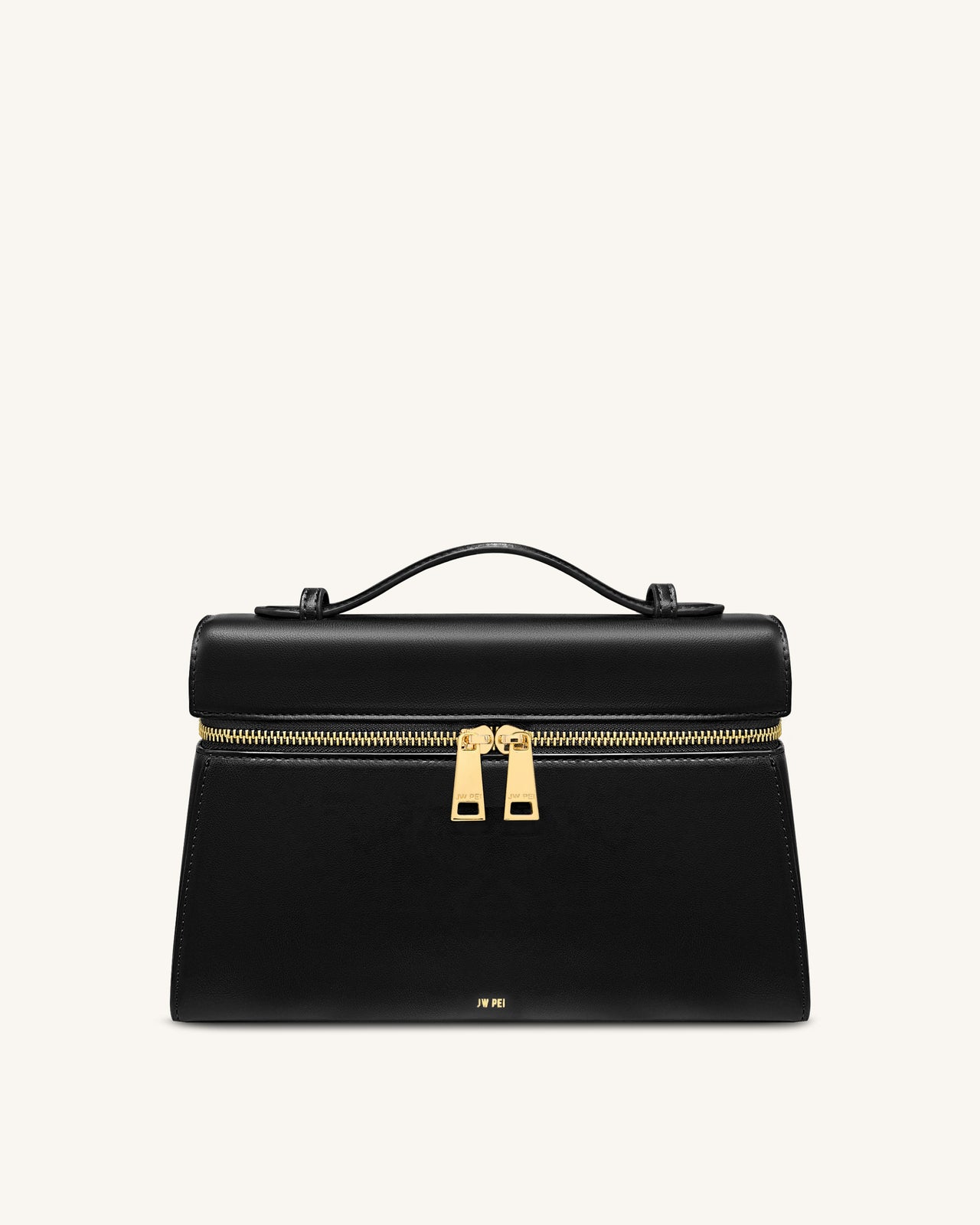 Thea ラージトップハンドルバッグ - ブラック