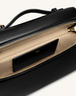 Thea ラージトップハンドルバッグ - ブラック