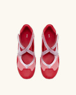 Caitlin メッシュカットアウトスニーカー - ピンク