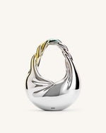 Willow ツイストクレセントトップハンドルバッグ - マルチカラー