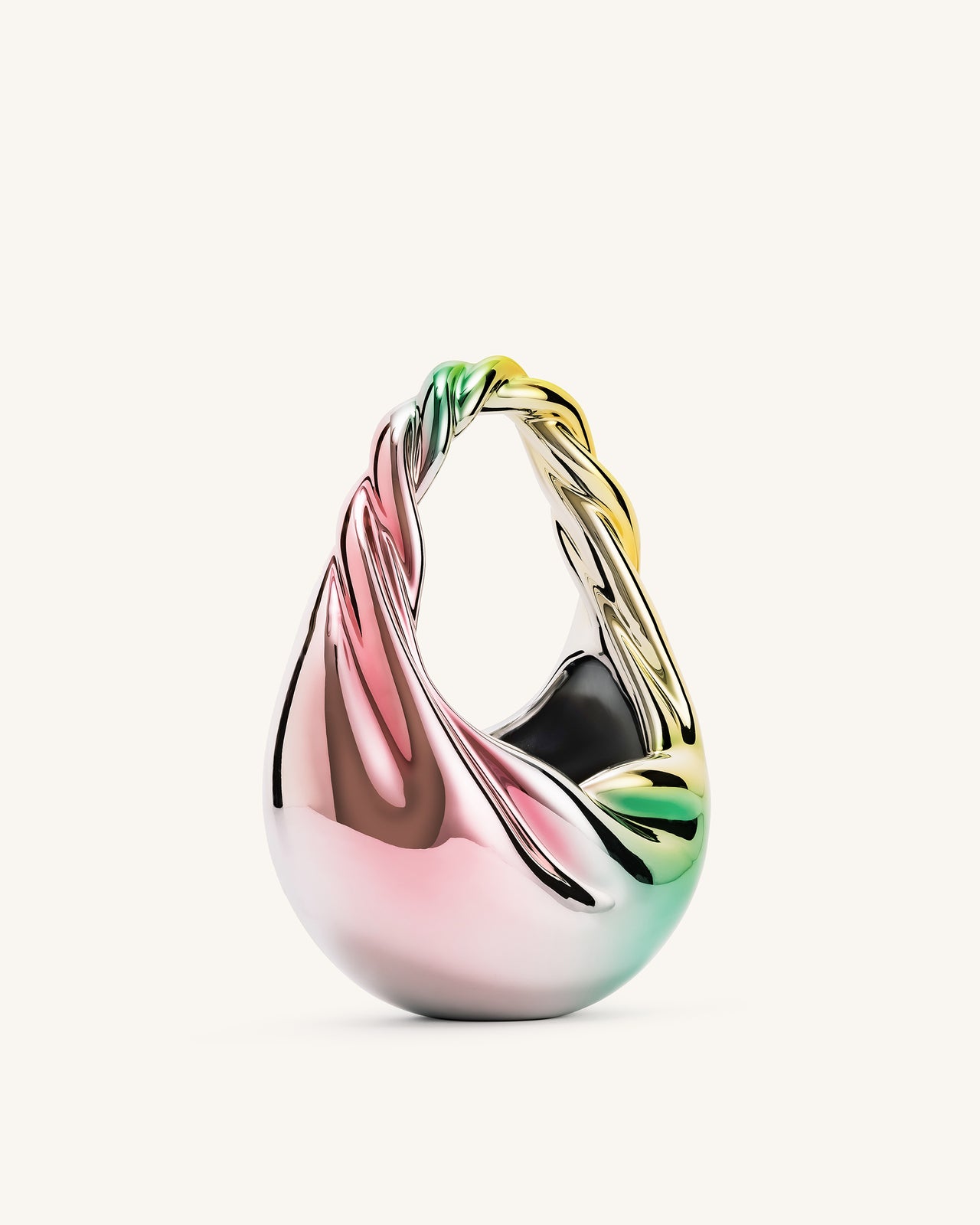 Willow ツイストクレセントトップハンドルバッグ - マルチカラー