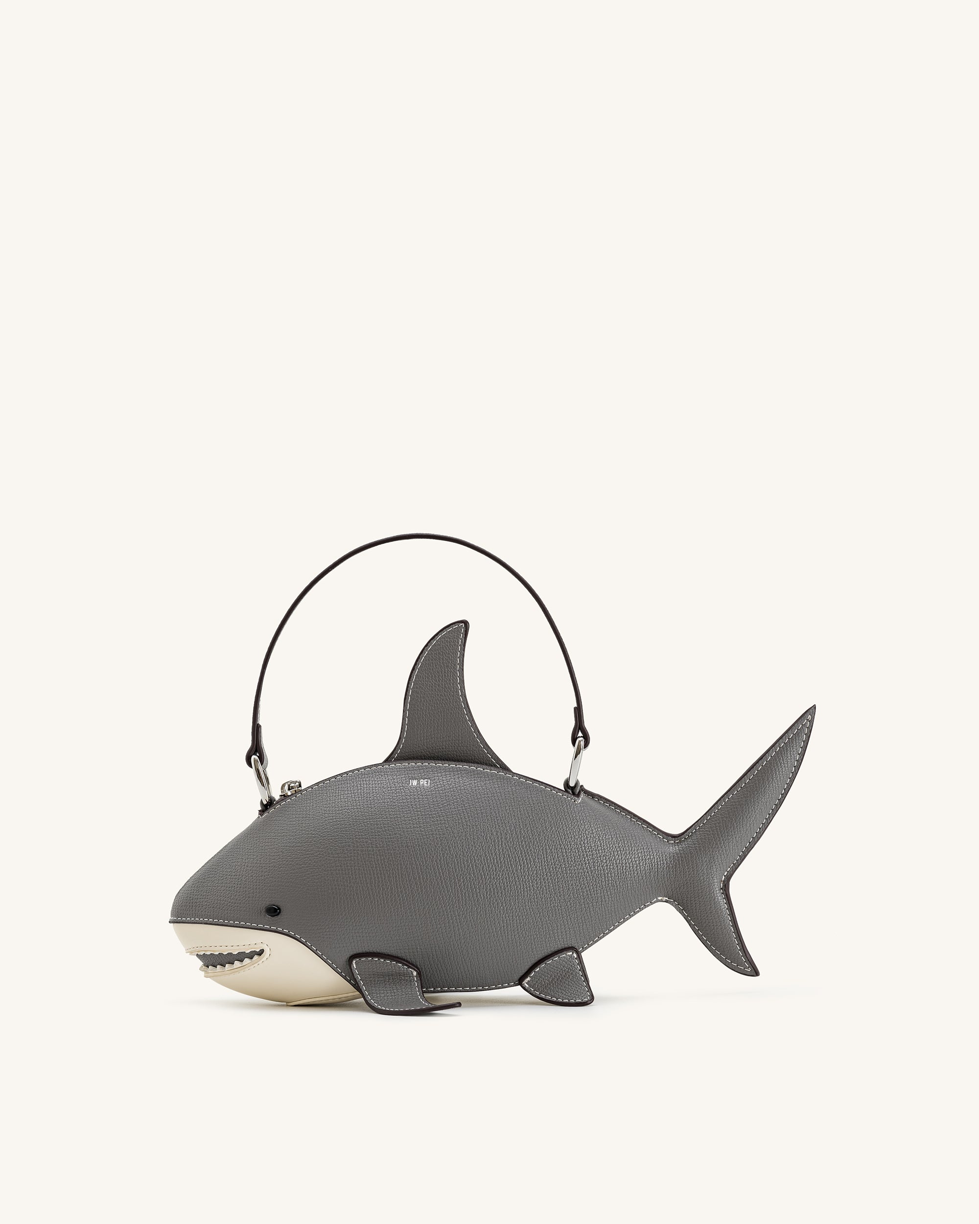 Nerys シャーク風トップハンドルバッグ - グレー - JW PEI Japan Official