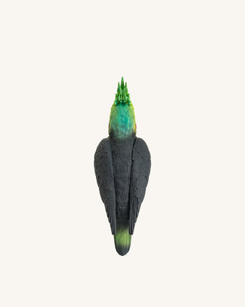 グレーオカメインコ クラッチバッグ - マルチカラー
