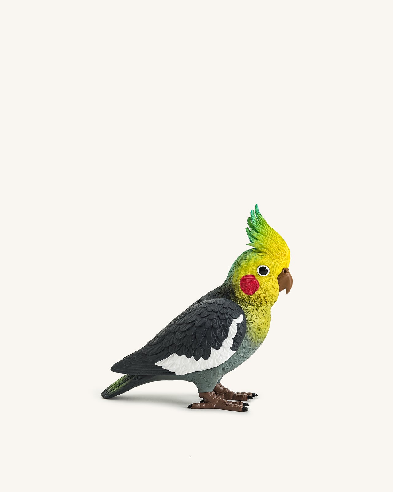グレーオカメインコ クラッチバッグ - マルチカラー