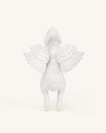 飛ぶウサギ型バッグ - ホワイト