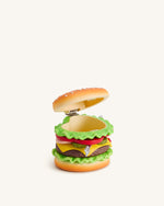 ハートバーガーノベルティクラッチバッグ - マルチカラー