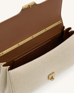Eloise ショルダーバッグ - ブラウンキャンバス