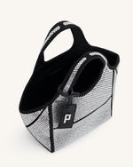 Eliana 人工水晶 ミニトートバッグ - グレー