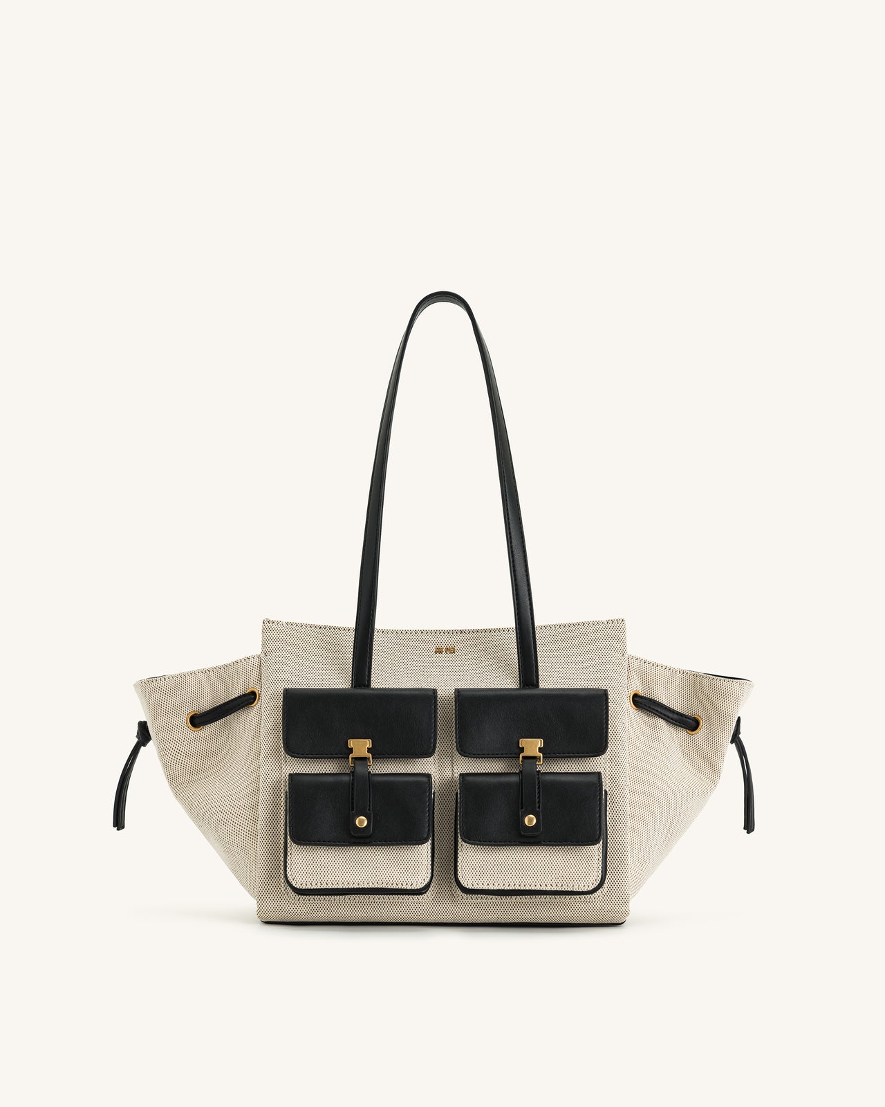 Linda トートバッグ - キャンバスブラック