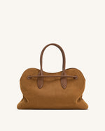Adele メタルロープノット トートバッグ - キャラメルブラウン