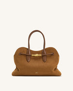 Adele メタルロープノット トートバッグ - キャラメルブラウン