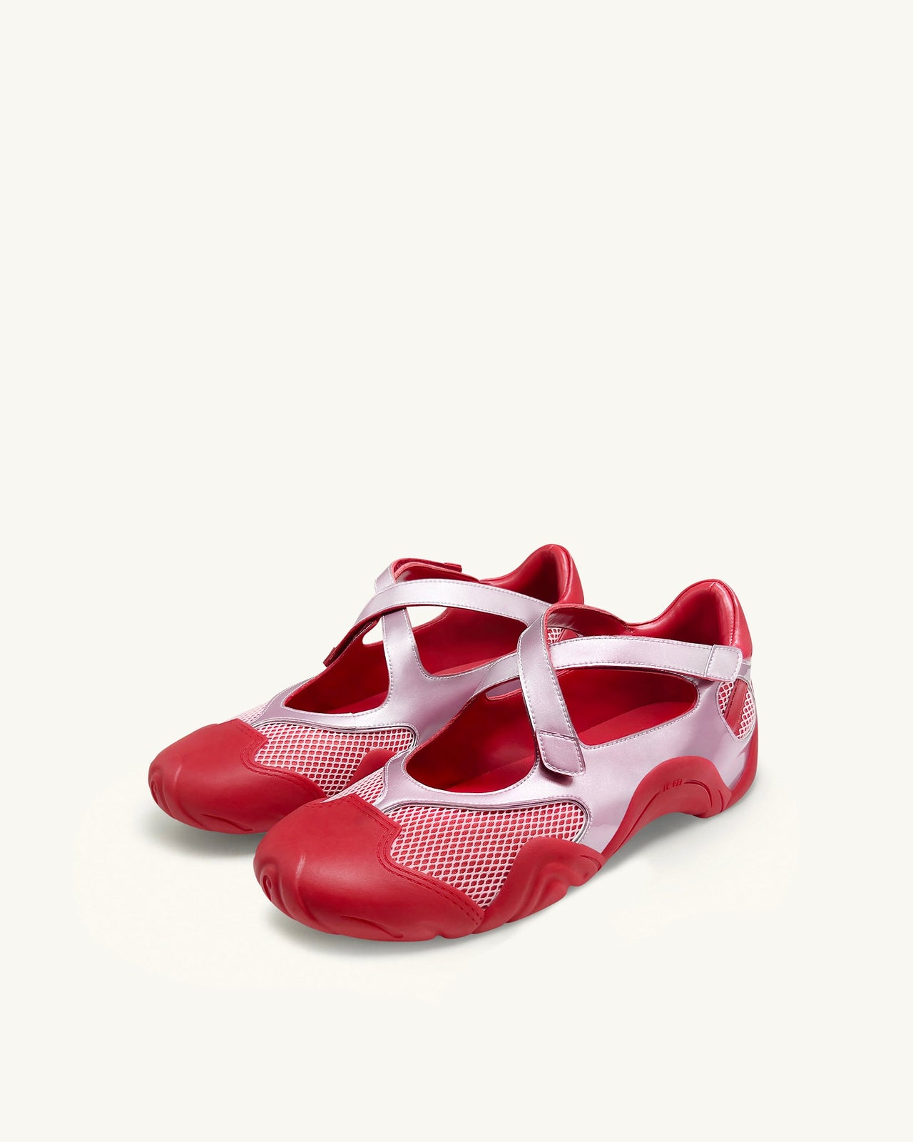 Caitlin メッシュカットアウトスニーカー - ピンク