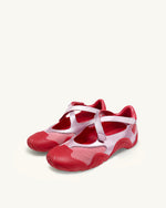 Caitlin メッシュカットアウトスニーカー - ピンク