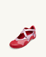 Caitlin メッシュカットアウトスニーカー - ピンク