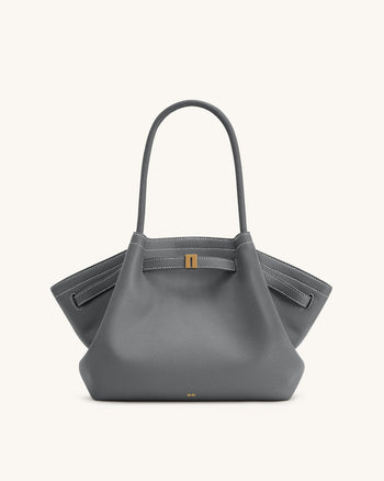 Hana ミディアムトートバッグ - スレートグレー
