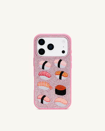 寿司 スマホケース - マルチカラー ピンク