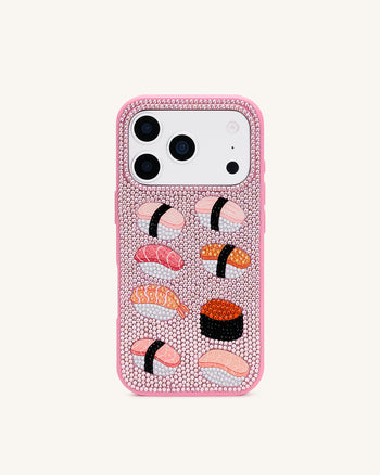 寿司 スマホケース - マルチカラー ピンク