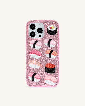 寿司 スマホケース - マルチカラー ピンク