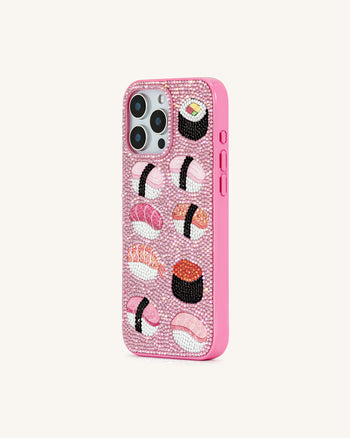 寿司 スマホケース - マルチカラー ピンク